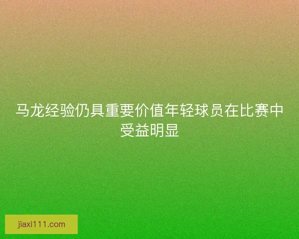 马龙经验仍具重要价值年轻球员在比赛中受益明显